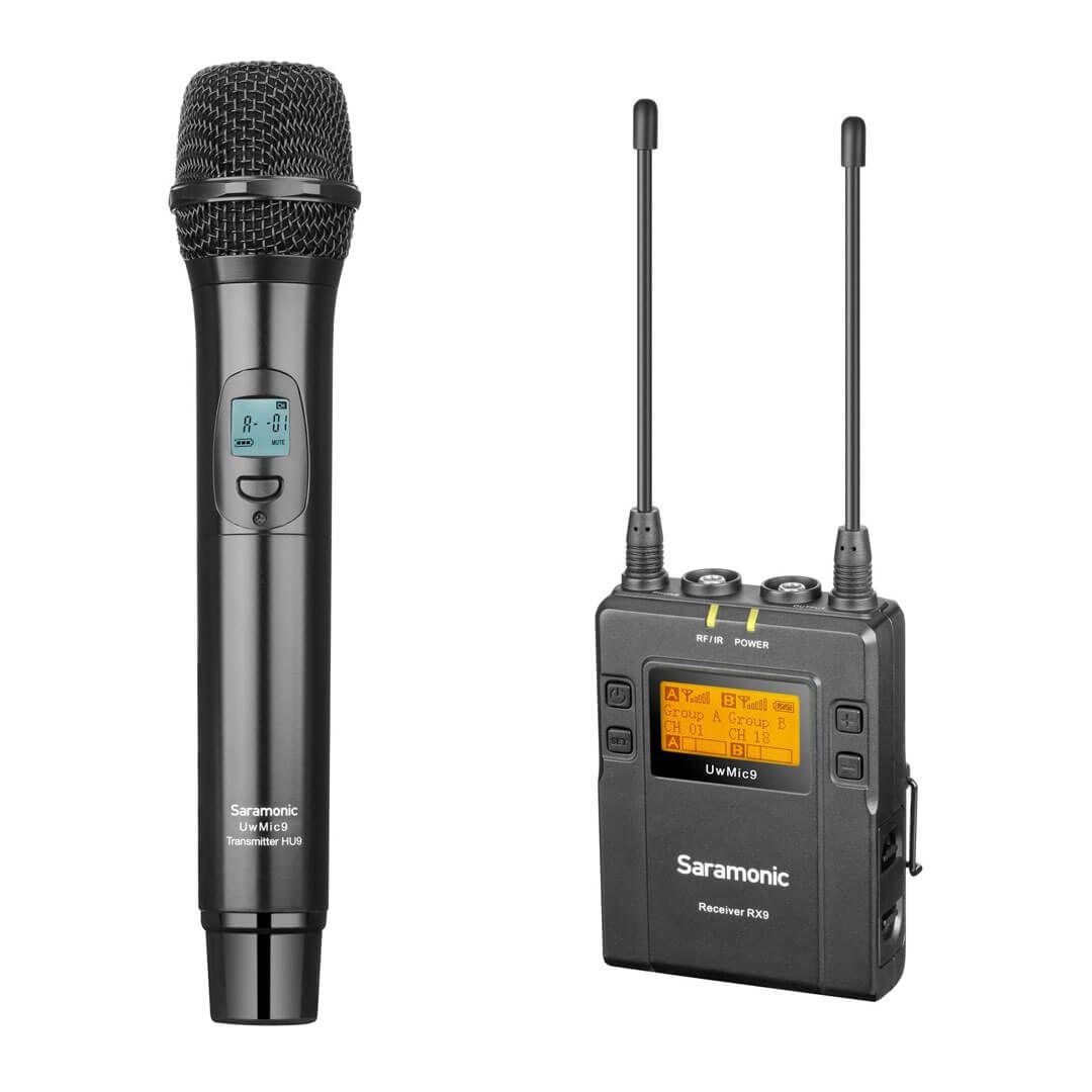 SISTEMA SEM FIO DE MICROFONE DE MÃO PARA CÂMERA - Saramonic - A