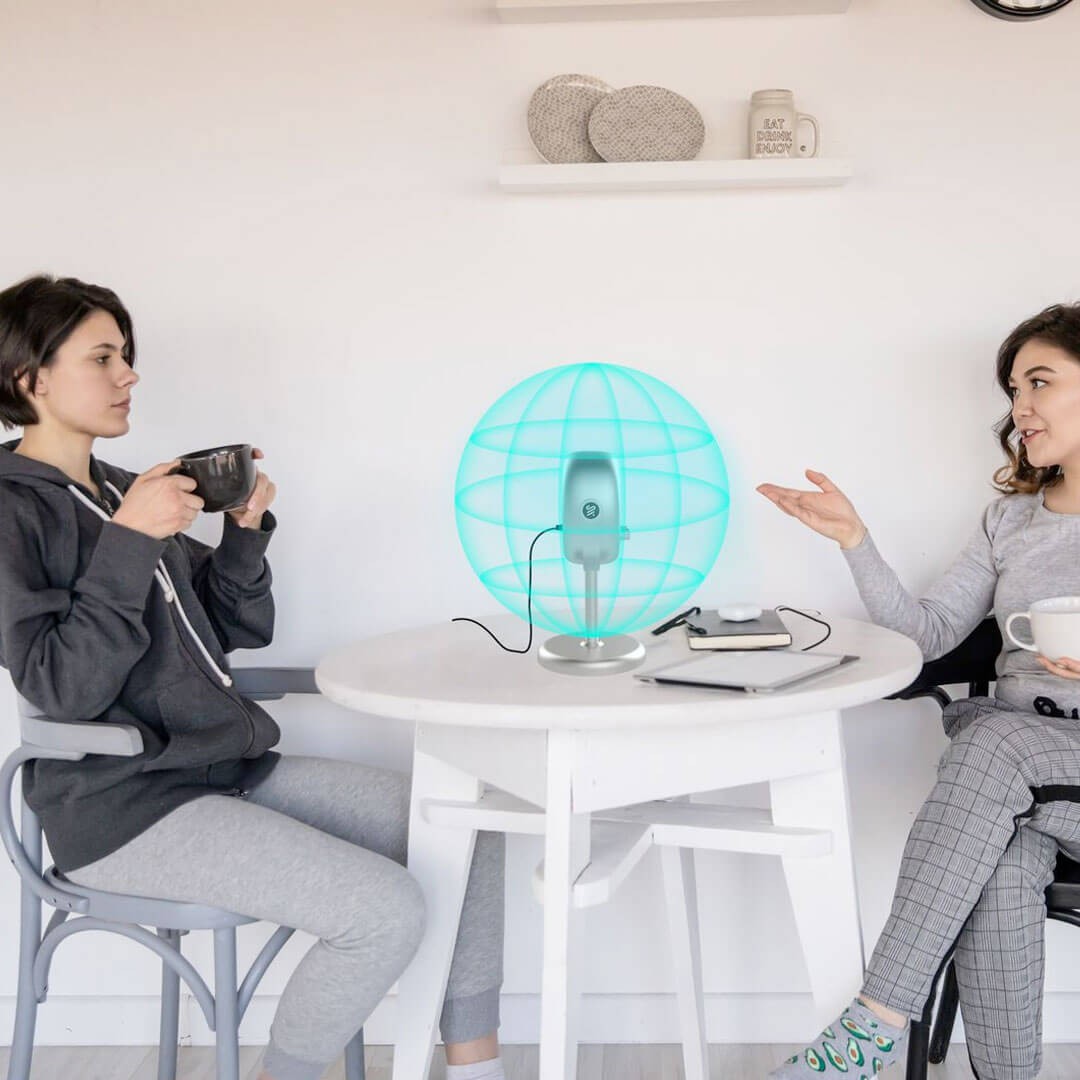 Microfone de Mesa Condensador Omnidirecional USB - Saramonic - A