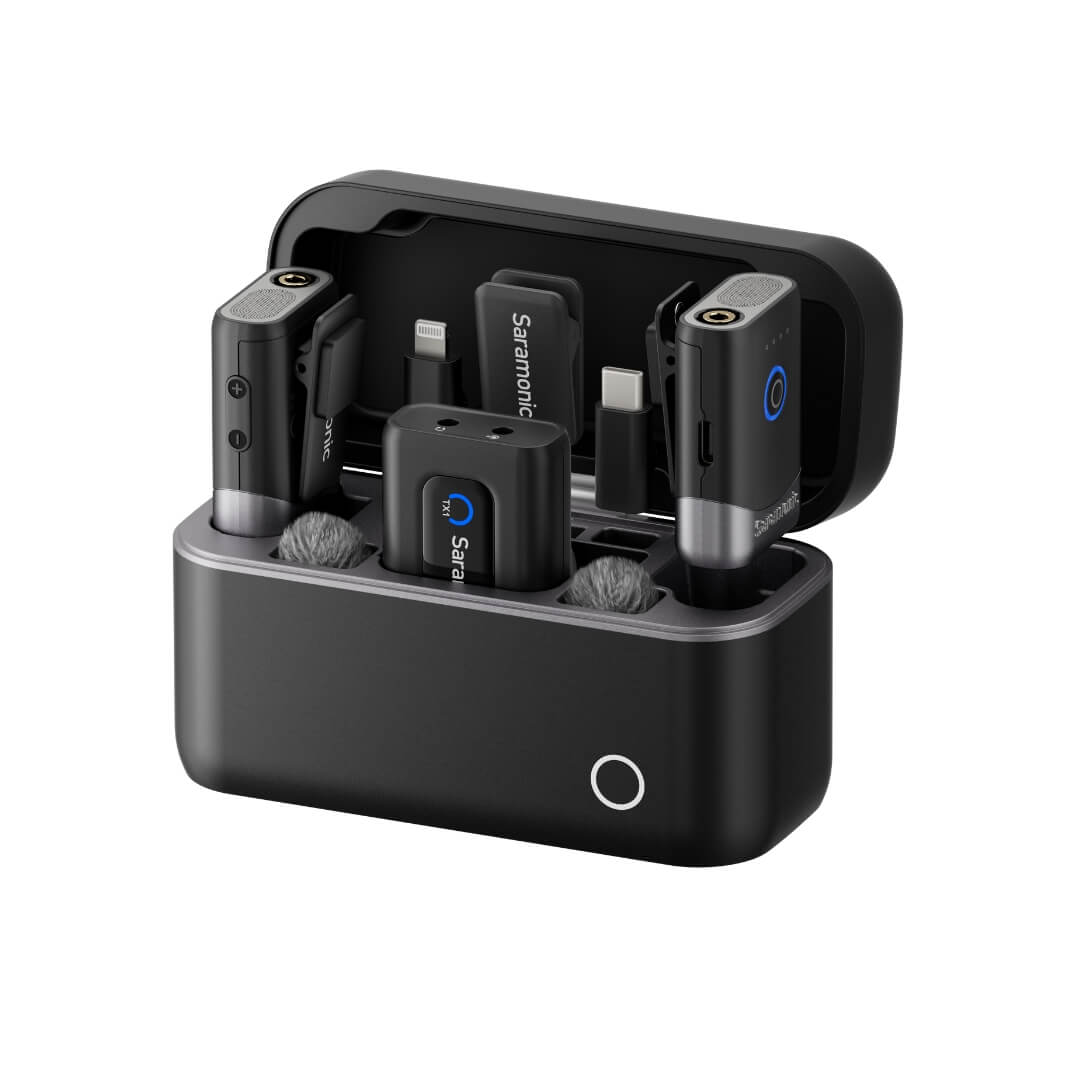 Microfone Sem Fio Saramonic Air - 2 Pessoas 24bit/48kHz