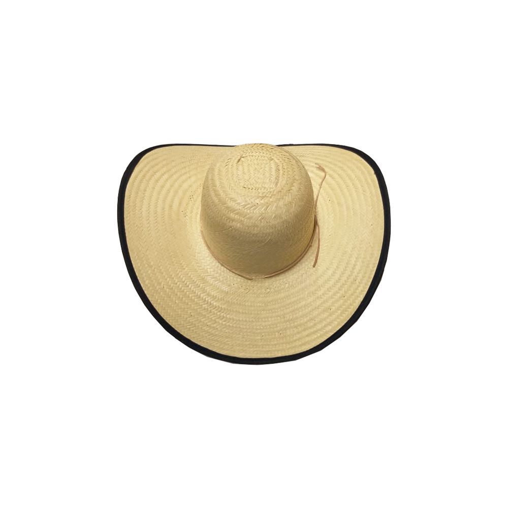 Chapéu de Palha Ref. 041 - Caranda Comum c/ Viés - Top Agropet e Top West