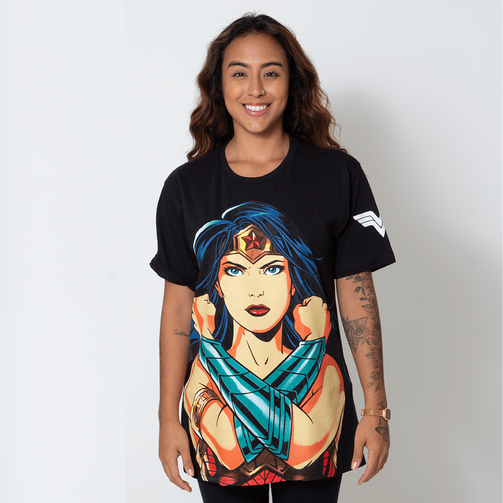 Camiseta Wonder Woman Heroes - Loja Life Geek