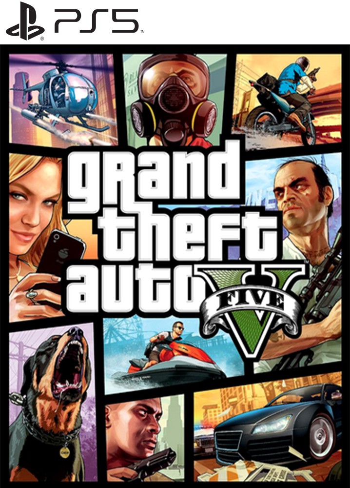 OFERTA: Jogo GTA 5, Grand Theft Auto V, Mídia Física, PS5 por R$ 129,90