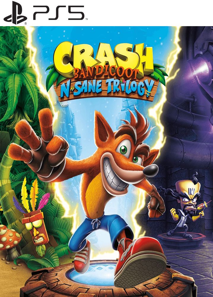 Crash BandicootN. Sane Trilogy para PS5 - Mídia Digital - Minutegames