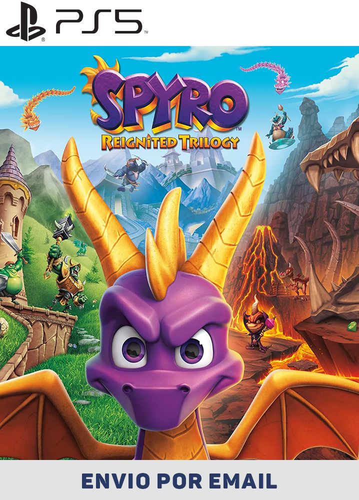 Jogo de PS4 Spyro Reignited Trilogy (MÍDIA FÍSICA)