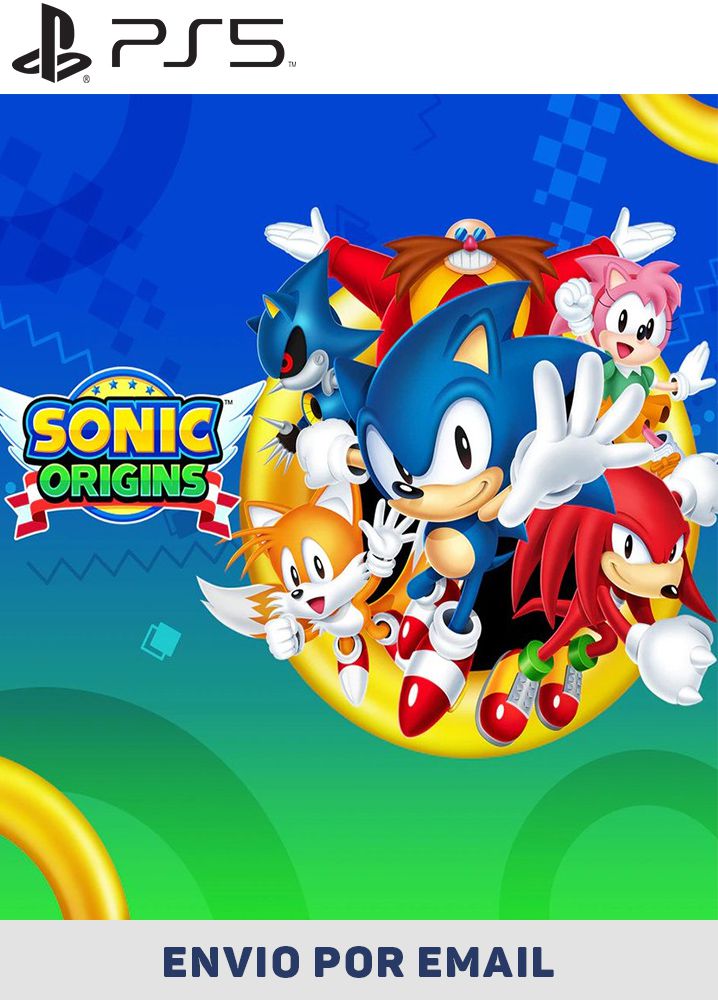 Jogo Ps5 Sonic Origins Plus Midia Fisica