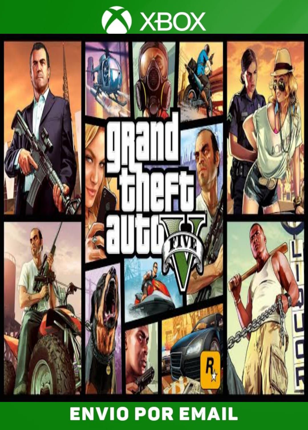 jogos para Xbox 360 - somente o gta V