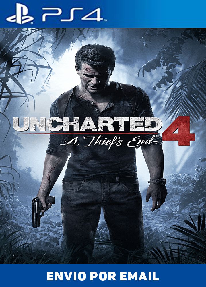 Uncharted 4 A Thief's End Mídia Física Português BR