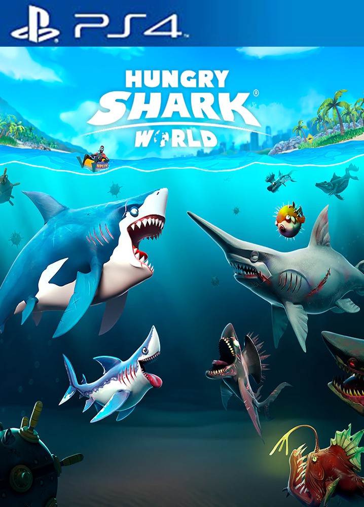 Hungry Shark World Ps4 mídia digital - Raimundogamer midia digital