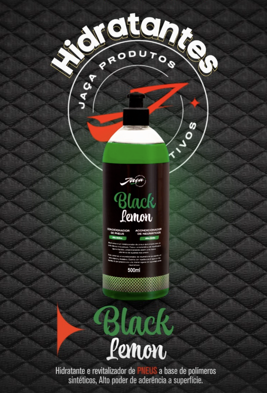 CONDICIONADOR DE PNEU BLACK LEMON 1,5L - JAÇA - 500 Pro Produtos