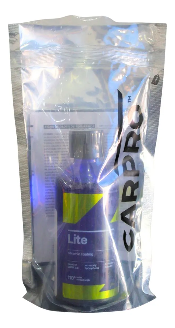 CarPro CQuartz Lite Coating Cerâmico 100ml - Compre Online - 500