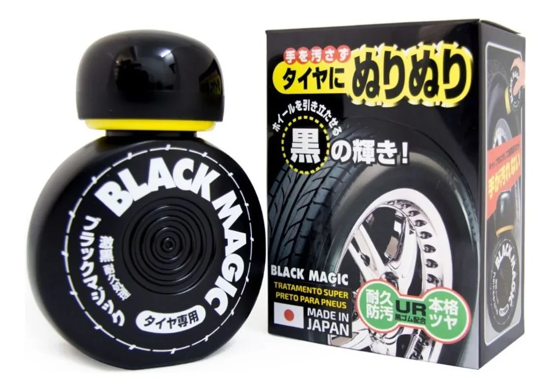 BLACK MAGIC 150ML - SOFT99 SUPER PRETO P/ PNEUS - 500 Pro Produtos