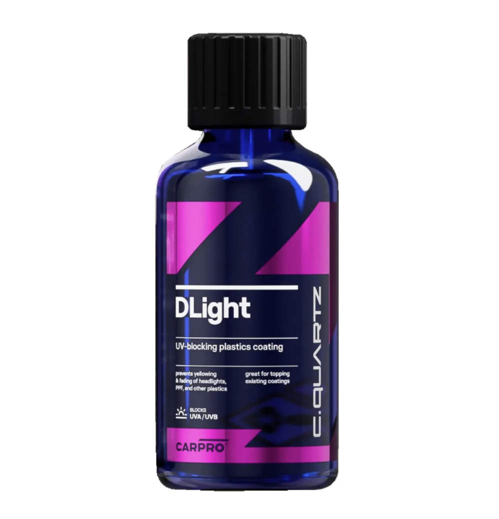 CQUARTZ DLight Coating Faróis, PPF e Plásticos 30ml - CarPro - 500