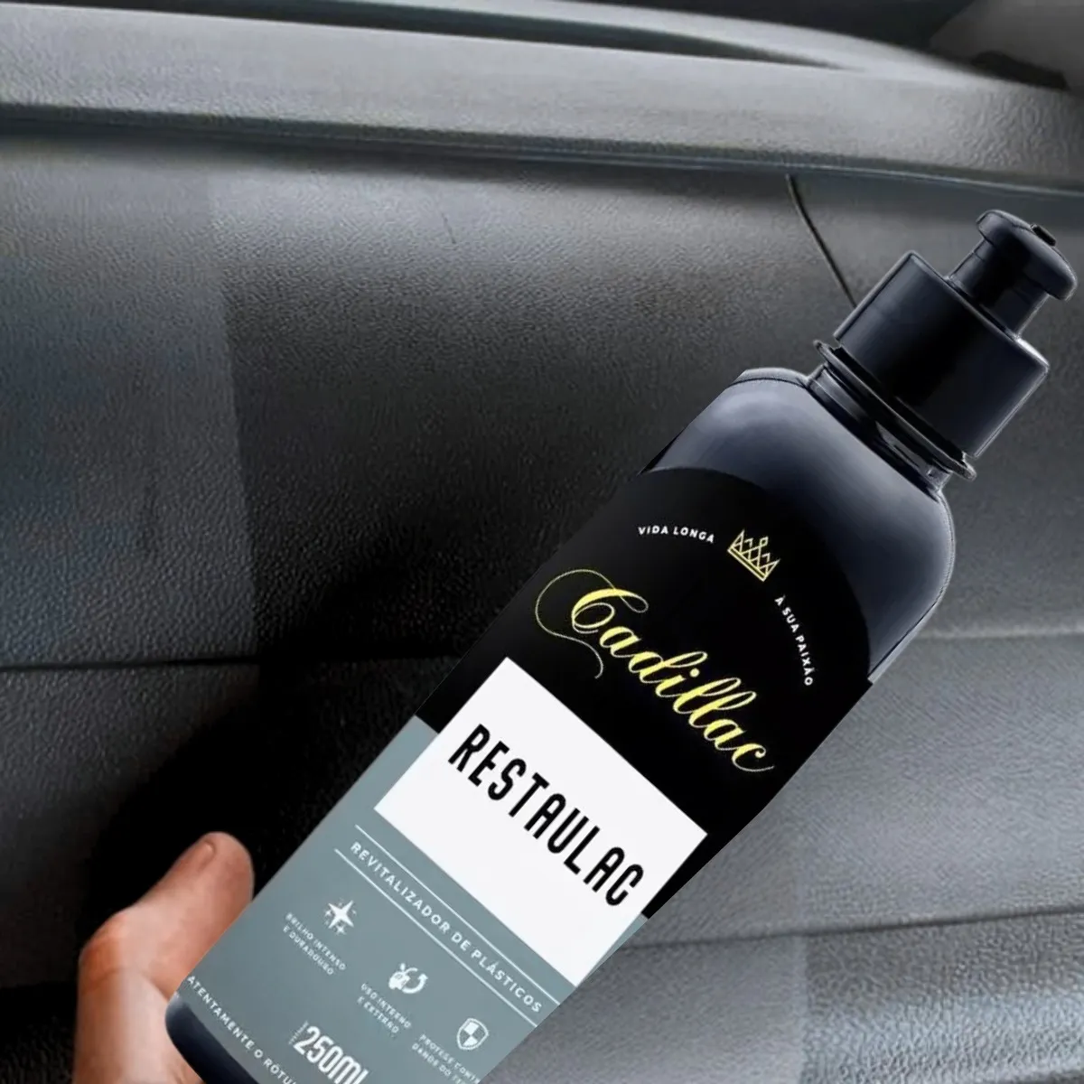 RESTAULAC REVITALIZADOR DE PLASTICOS 500ML - CADILLAC - 500 Pro