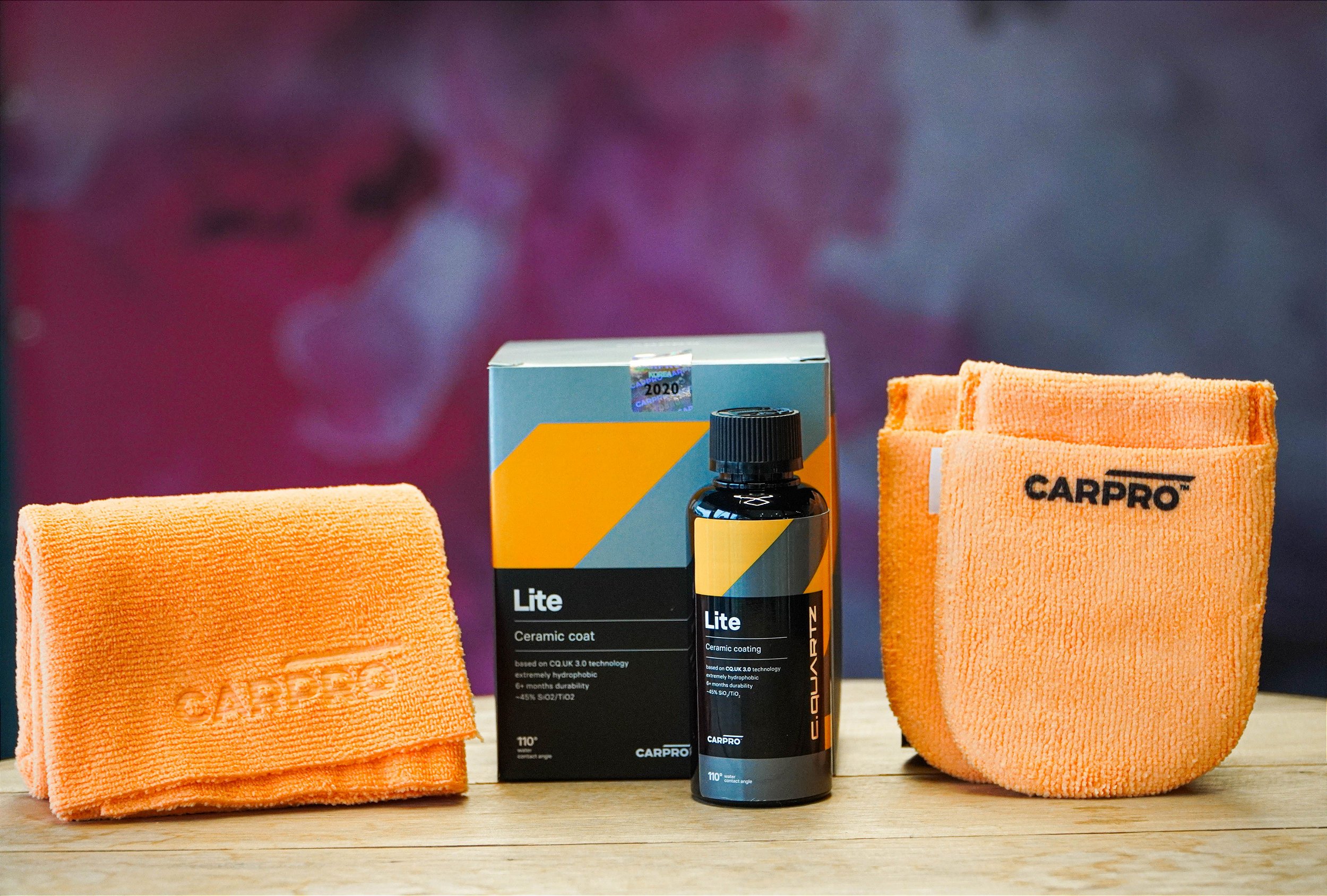 CQUARTZ LITE KIT COATING CERÂMICO 150 ML - CARPRO - 500 Pro