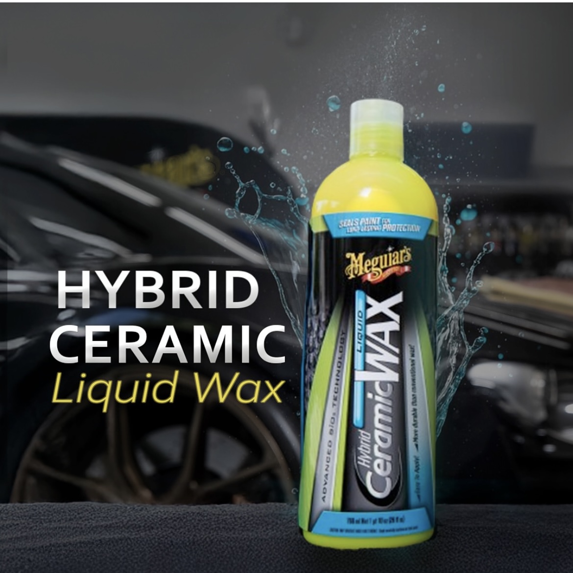 megu④ MEGUIARS CERA LÍQUIDA HYBRID CERAMIC WAX 473ML - 500 Pro Produtos