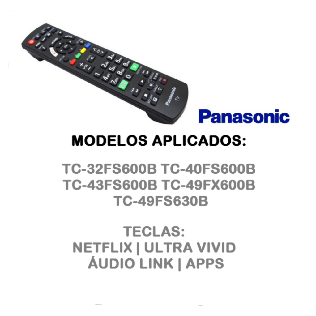 Télécommande De Remplacement Pour Téléviseurs Panasonic TX-32CS600B/E - Neuf Générique