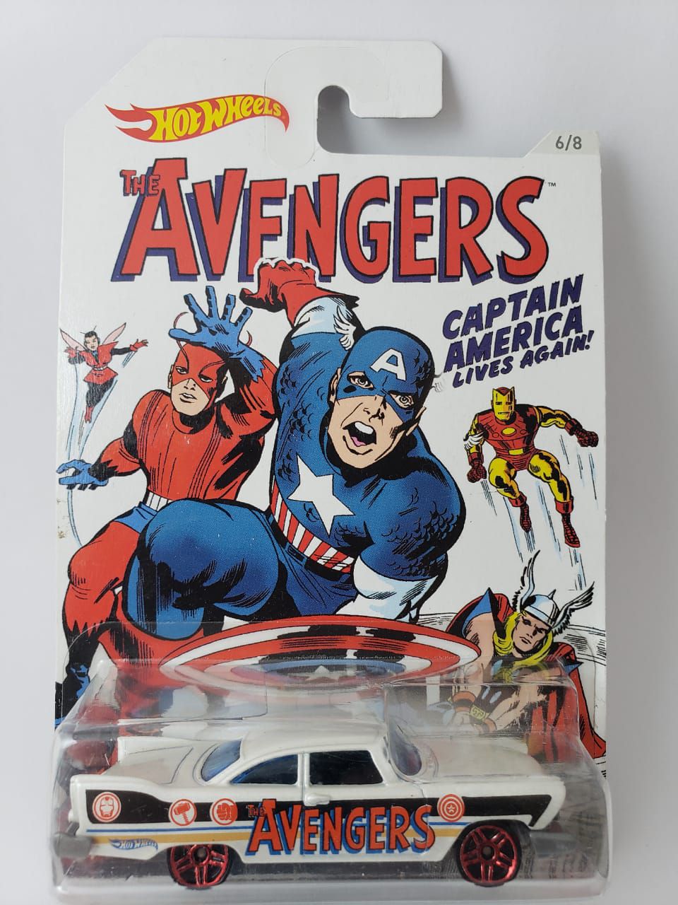 Carrinho Hot Wheels Capitão América: Vingadores (Avengers