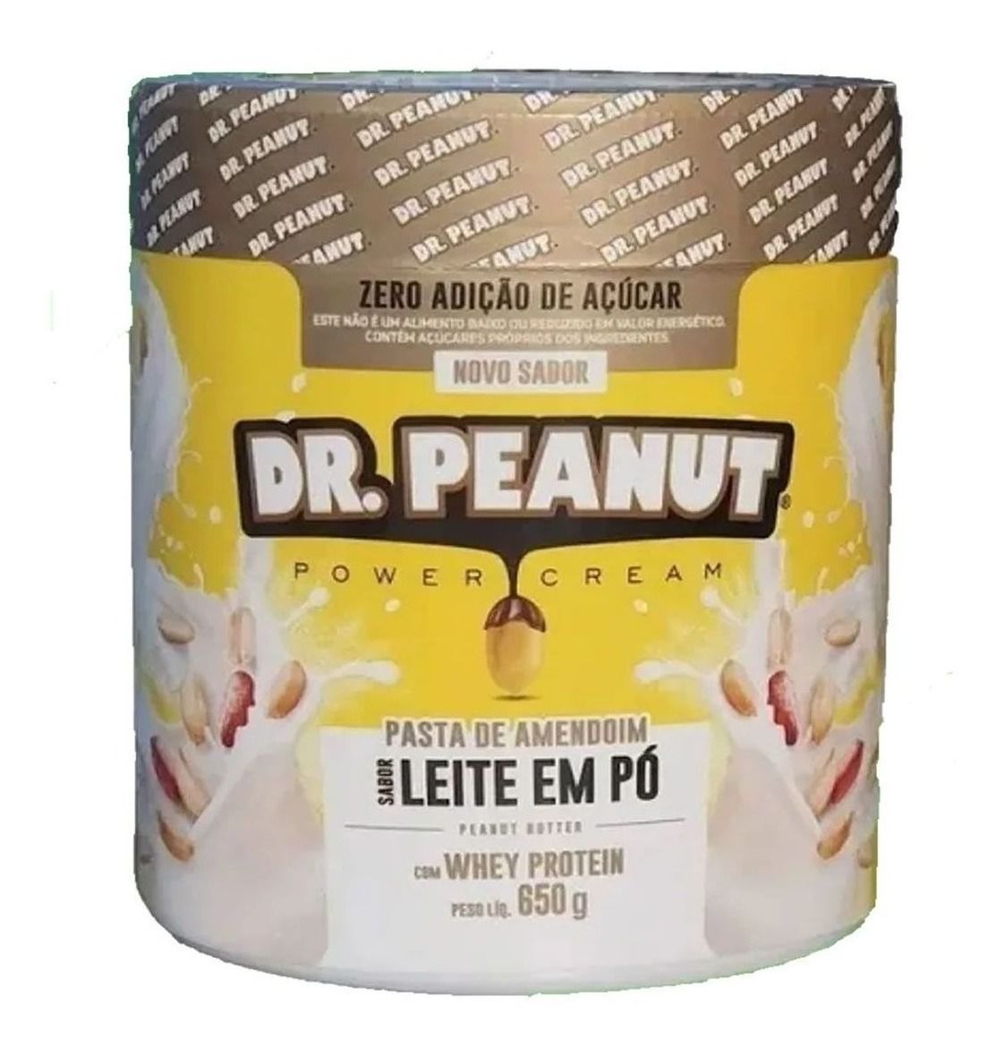 Pasta Amendoim Leite Em Pó 600g - Whey Peanut  LifeStyle Suplementos - Os  Melhores Suplementos Nacionais e Importados