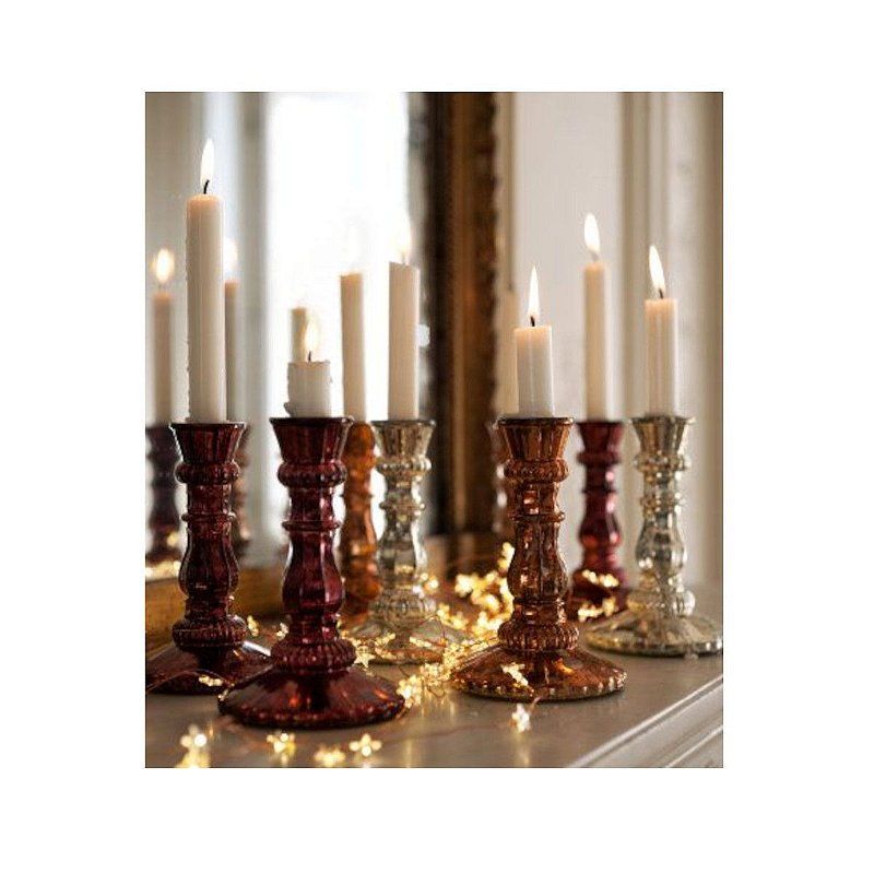 Kit de 6 Velas Para Castiçal Brancas - Ilumine Seu Espaço com Elegância ...