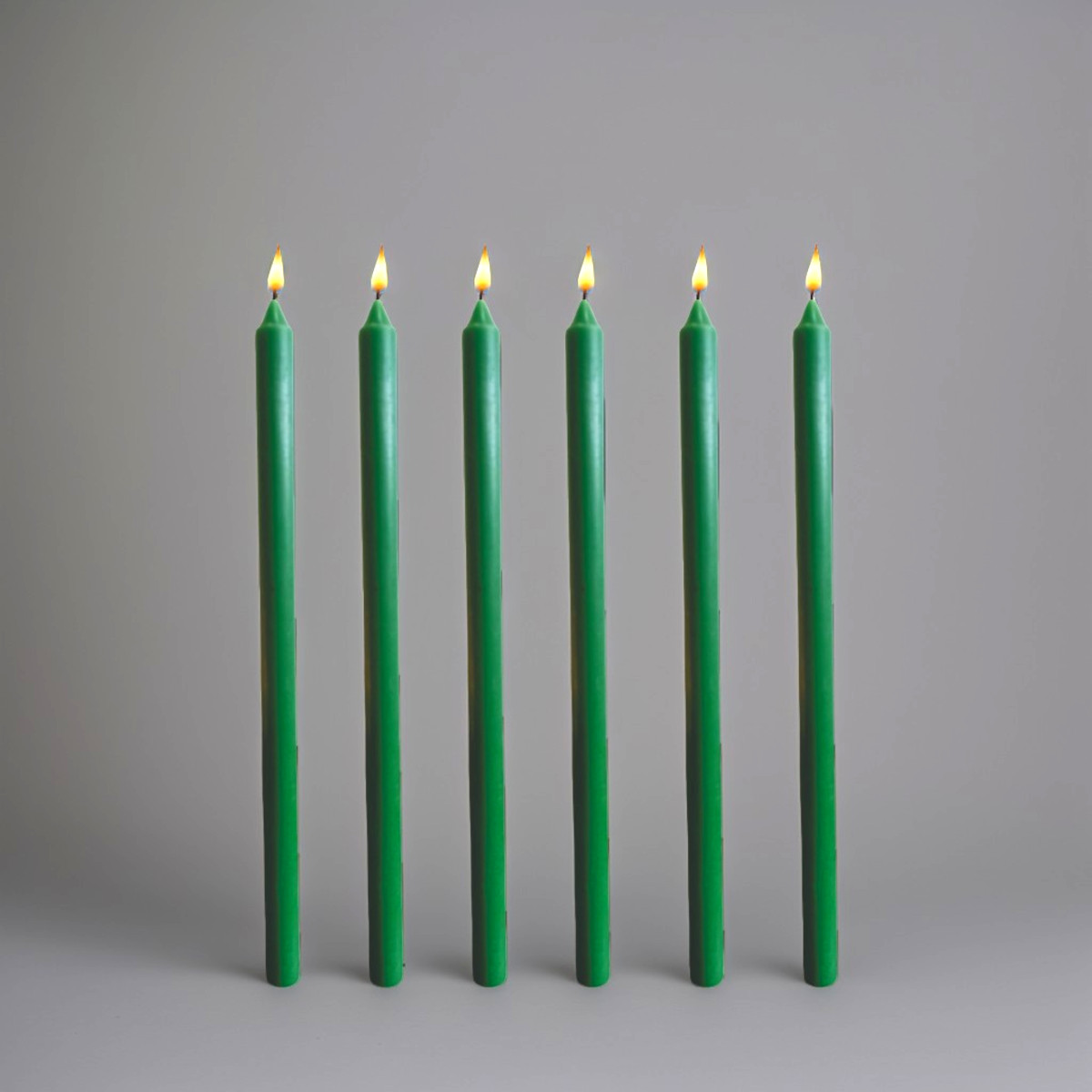 Vela par Castiçal Verde 8 Unidades 26CM - Encanto velas Decorativas ...