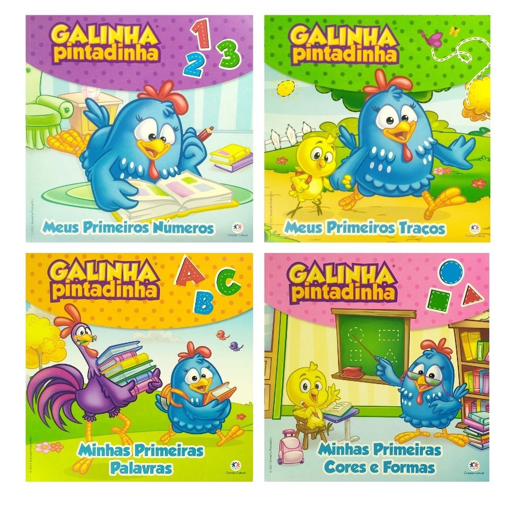 Livro Infantil Passatempos Da Galinha Pintadinha De Colorir Ciranda  Cultural - Papelaria Criativa