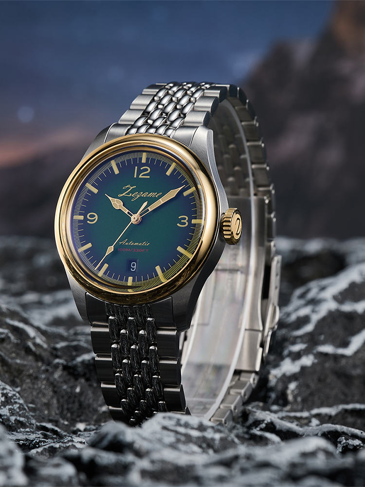D*I様 AQUA CLOVER NEO SIO-330 オゾナイザー Orient Sun & Moon RA-AK0314E30B – Automático Safira Verde 41mm