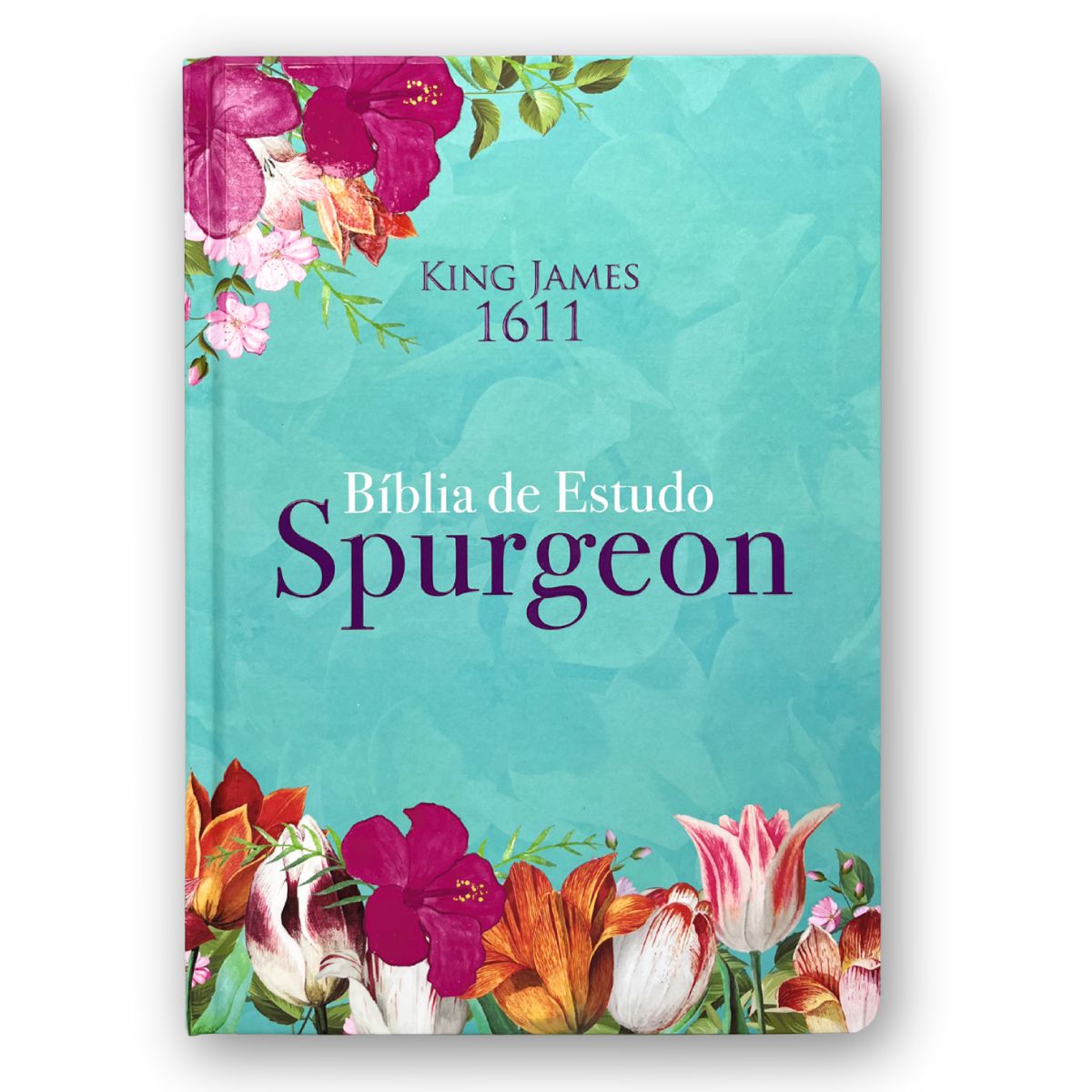 Biblia De Estudo Spurgeon Floral BKJ 1611 Índice Letra Grande Bvbooks Gospel Commerce