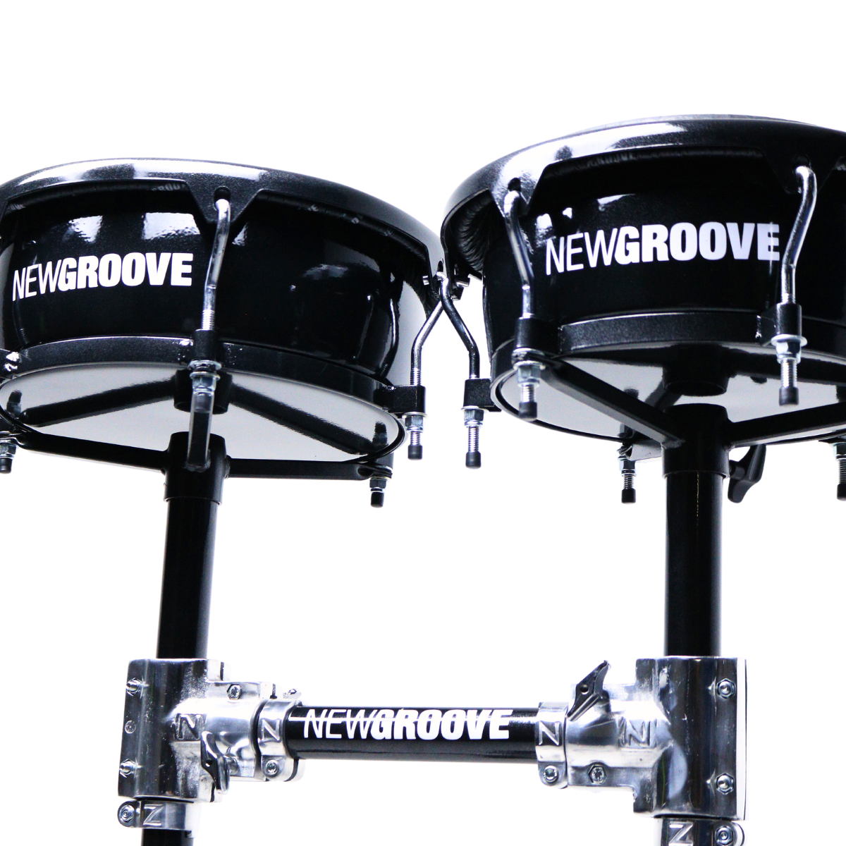 Par Congas Compactas NewGroove 11.06 12.06 Rack Preto - Clube da