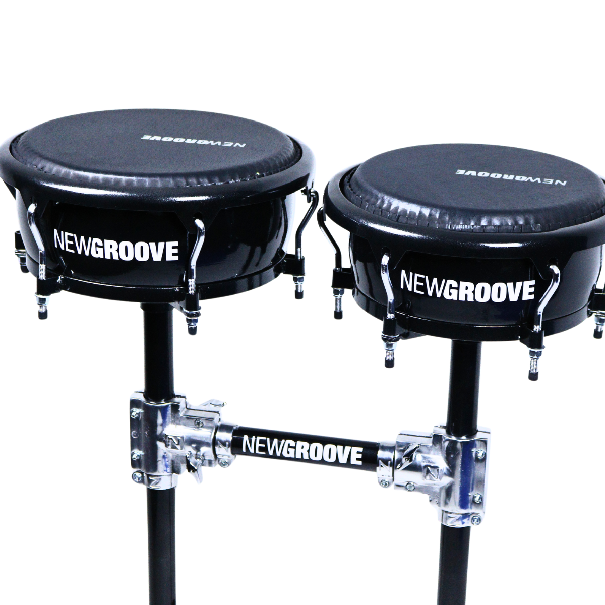 Par Congas Compactas NewGroove 11.06 12.06 Rack Preto - Clube da