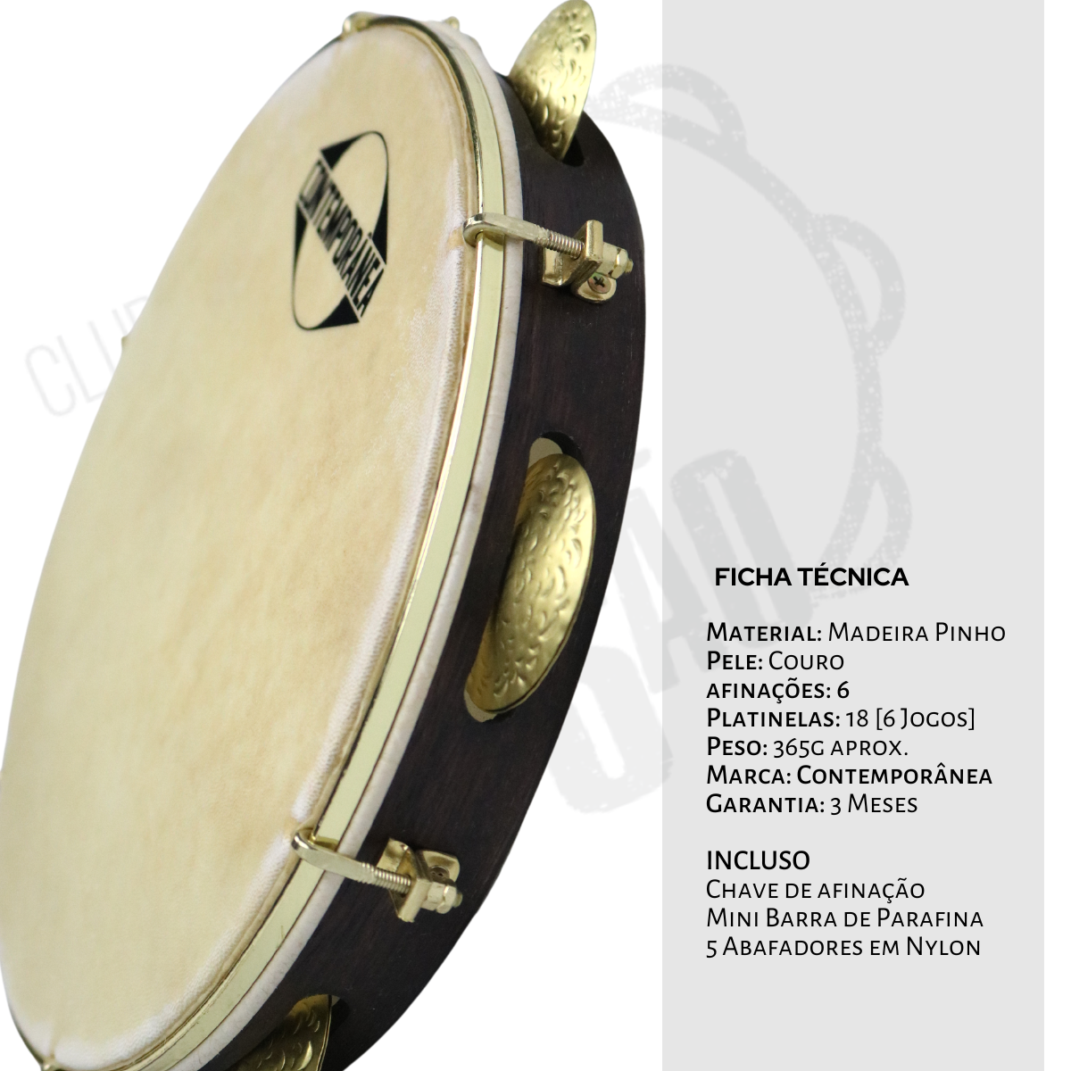 Pandeiro Contemporânea 10