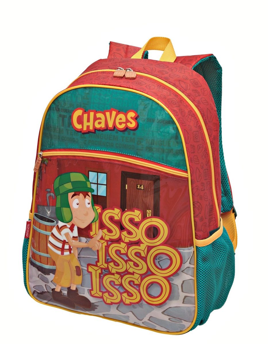 Mochila Costas Chaves Isso Isso Escolar - Infantil - Shop Macrozao