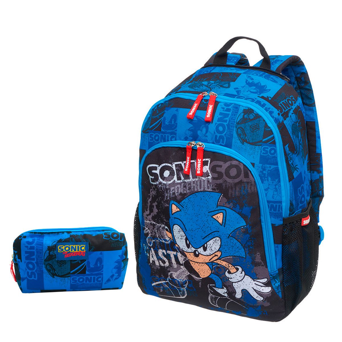 Kit de fantasia Sonic the Hedgehog, acessórios para fantasia infantil do  filme Sonic oficial