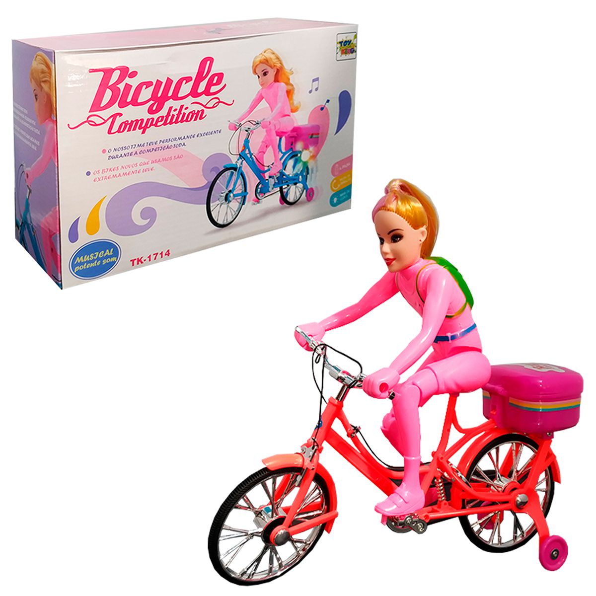 Boneca Ciclista Com Bicicleta E Balões Com Bonequinha - Alfabay - Cubo  Mágico - Quebra Cabeças - A loja de Profissionais e Colecionadores!