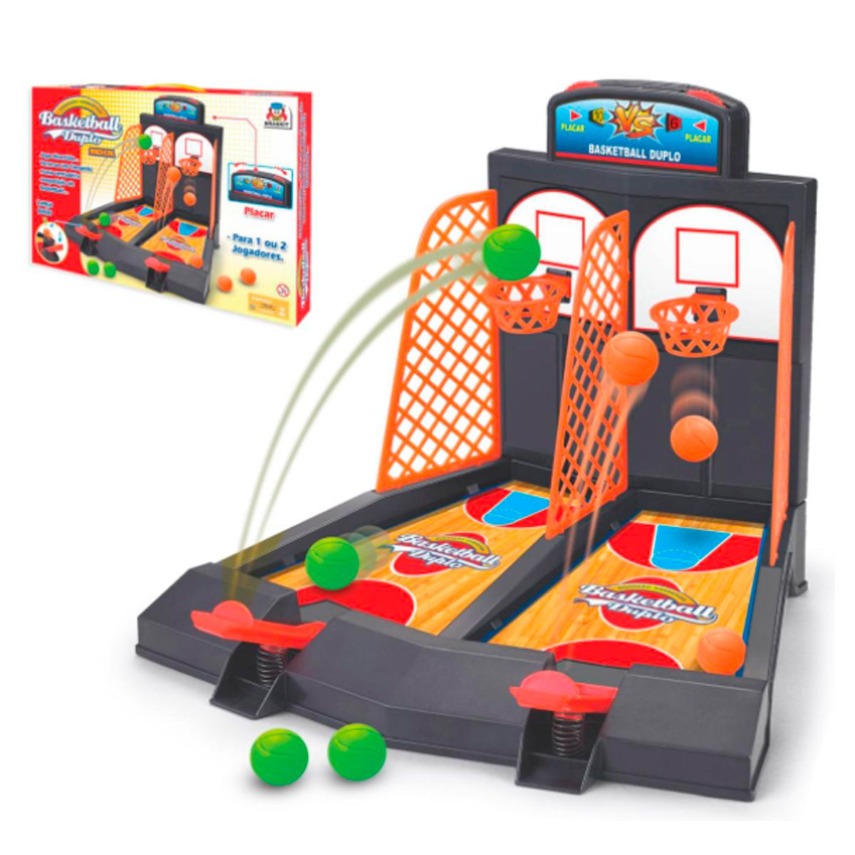 Jogo de Mesa Infantil - 3 em 1 - Sports Game - Braskit