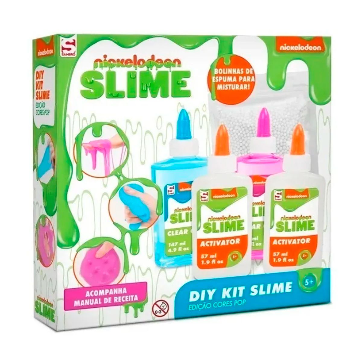 Kit de slime colorido