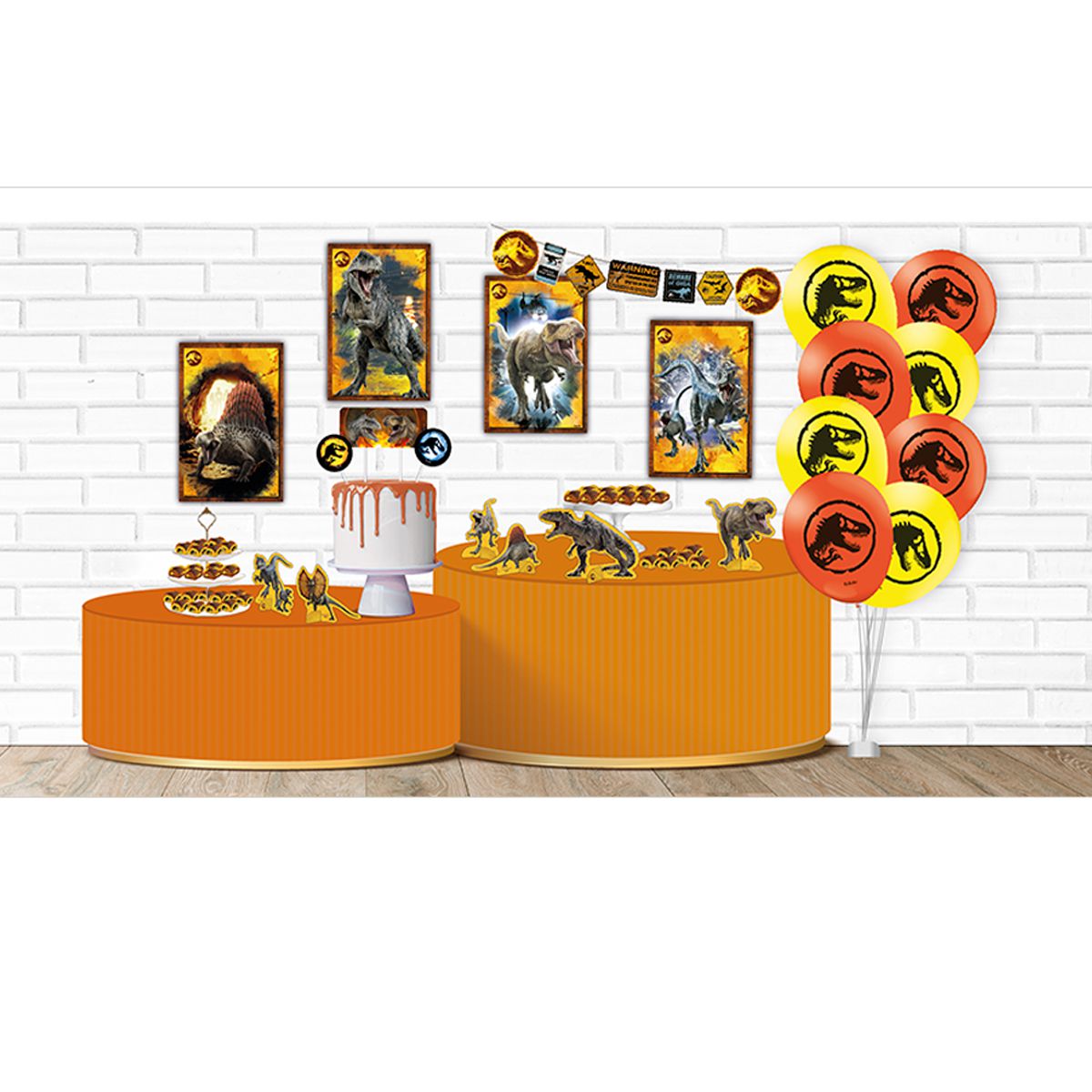 Kit Festa Fácil Dino Baby Aniversário 39 Pçs Decoração - Shop Macrozao