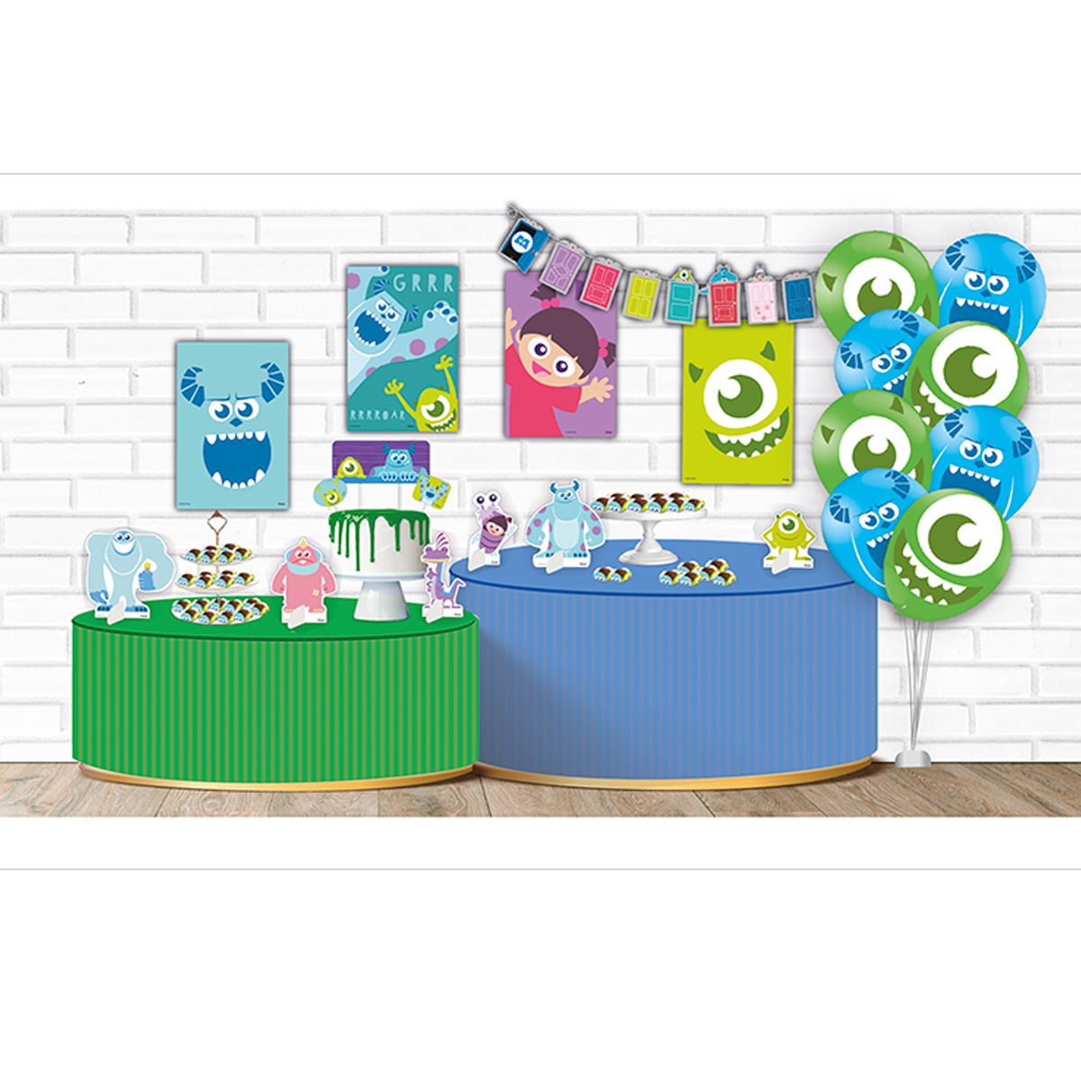 Kit Festa Monstros SA Decoração de Aniversário - Shop Macrozao