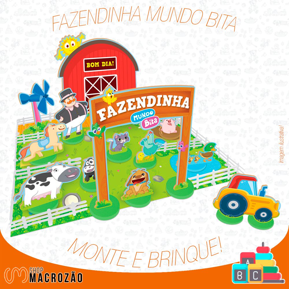 Quebra-Cabeça Fazendinha, Nig Brinquedos : : Brinquedos e Jogos