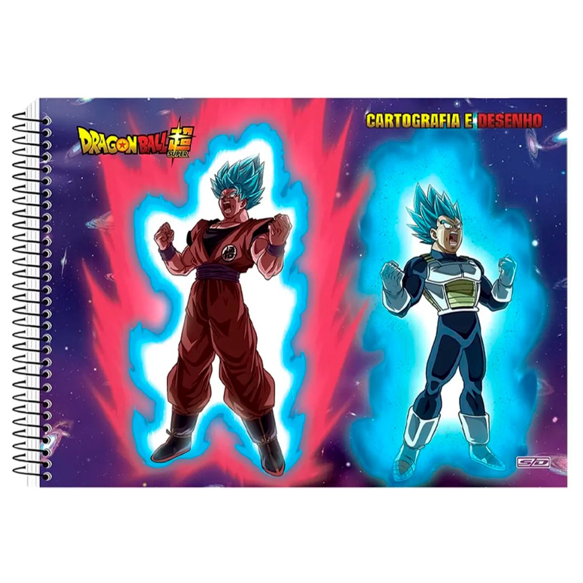 Caderno Dragon Ball Goku E Piccolo Cartografia e Desenho 60F - Shop Macrozao