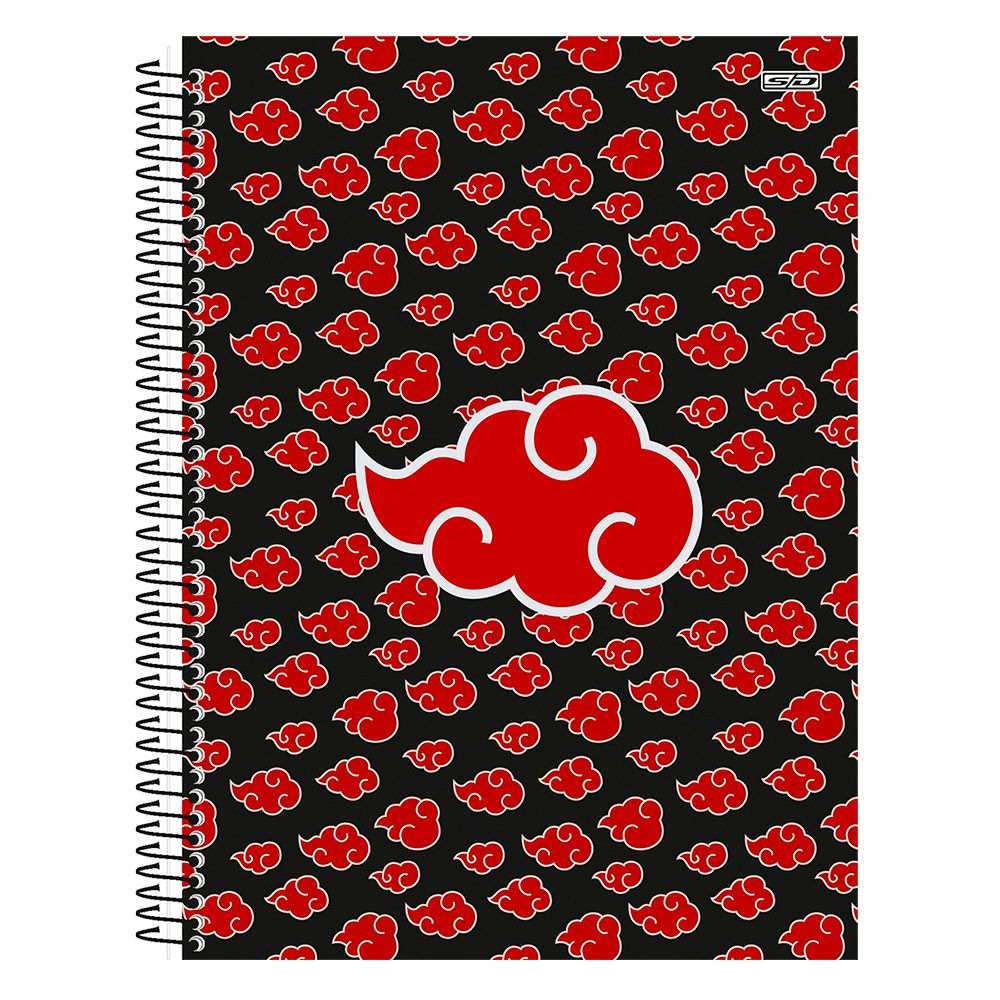 Caderno Naruto Nuvem 1 Matéria 80 Folhas - Shop Macrozao