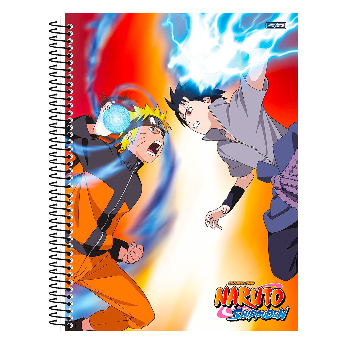 Caderno Brochurao Naruto Grande 80 Folhas Capa Dura