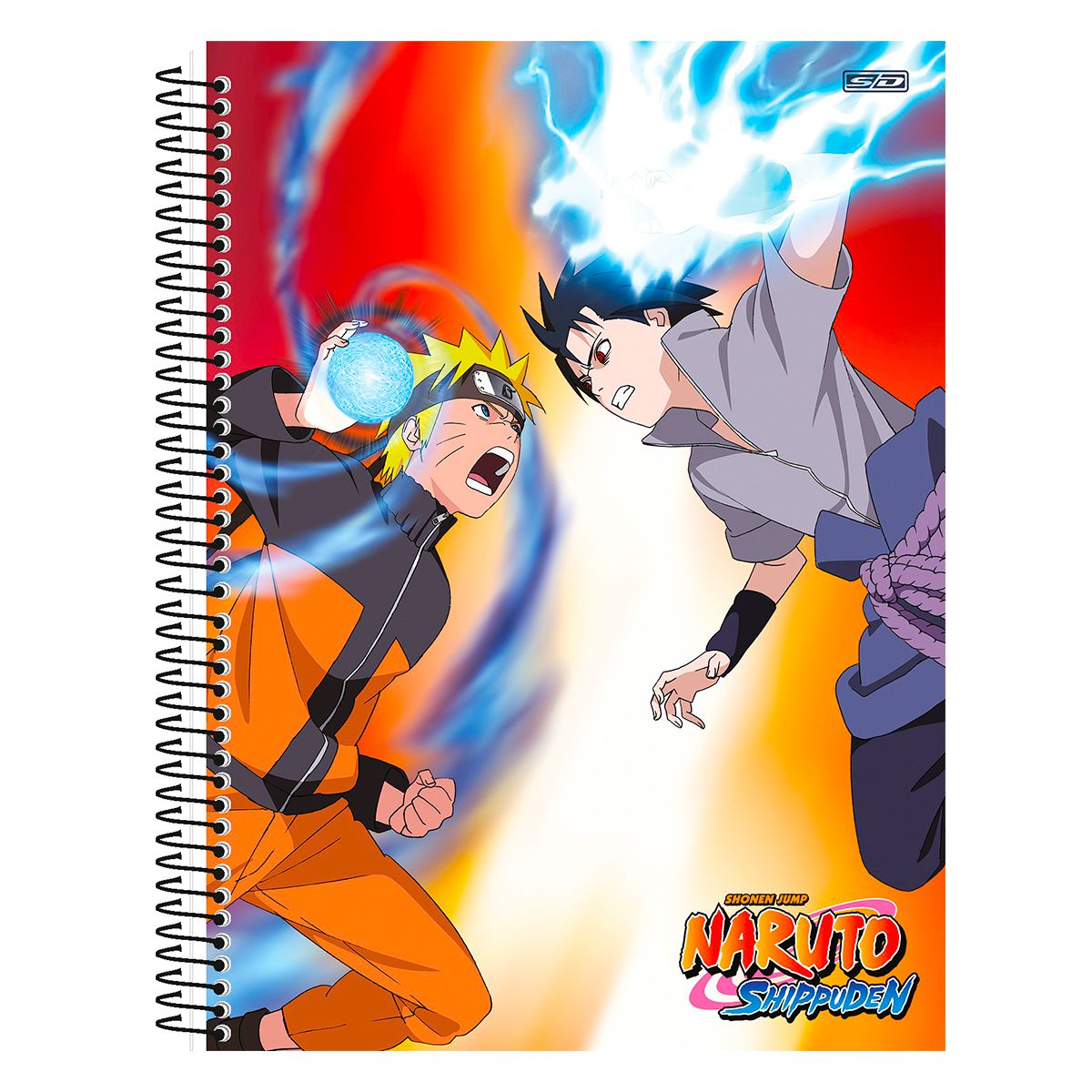 Caderno Naruto Shippuden Desenho e Cartografia Naruto Sasuke