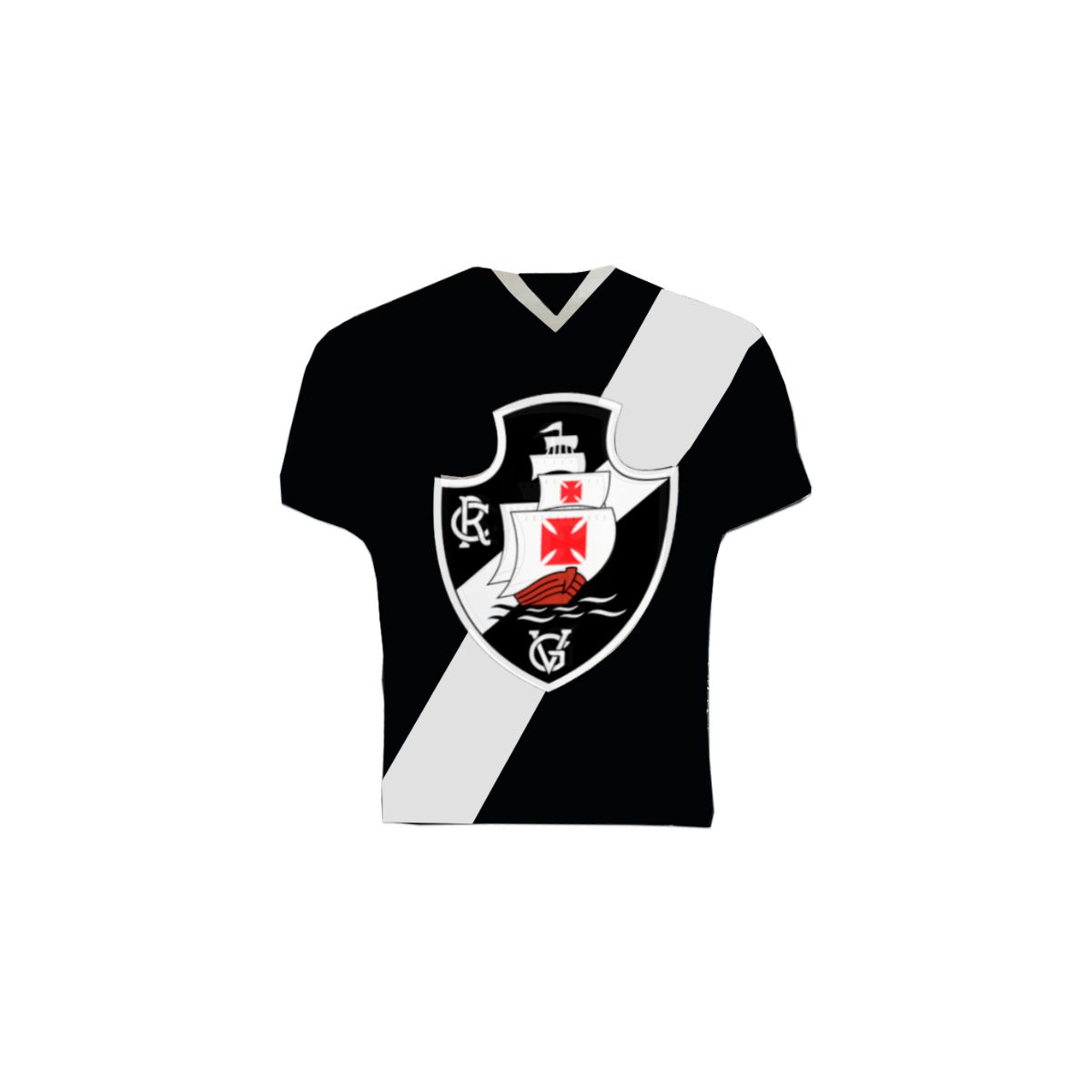Prato Bandeja Camisa Flamengo Festcolor com 8