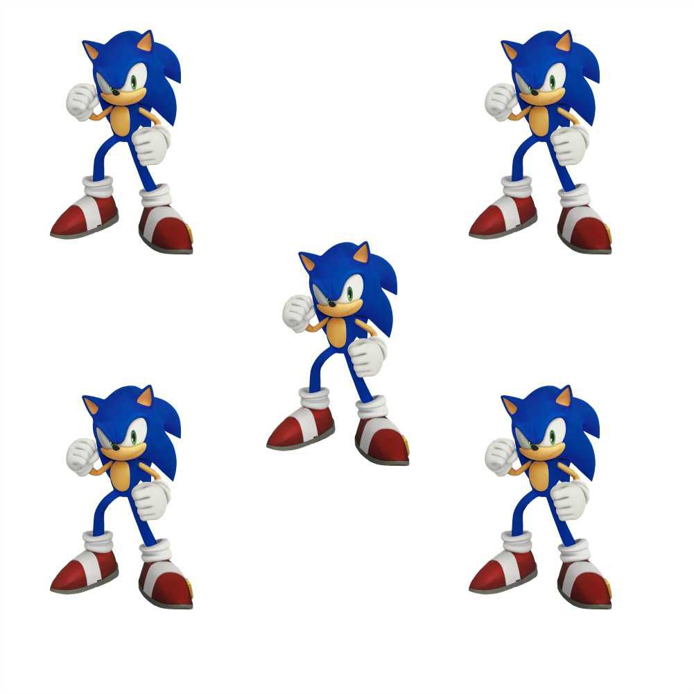 Mini personagem Sonic - Piffer - Shop Macrozao