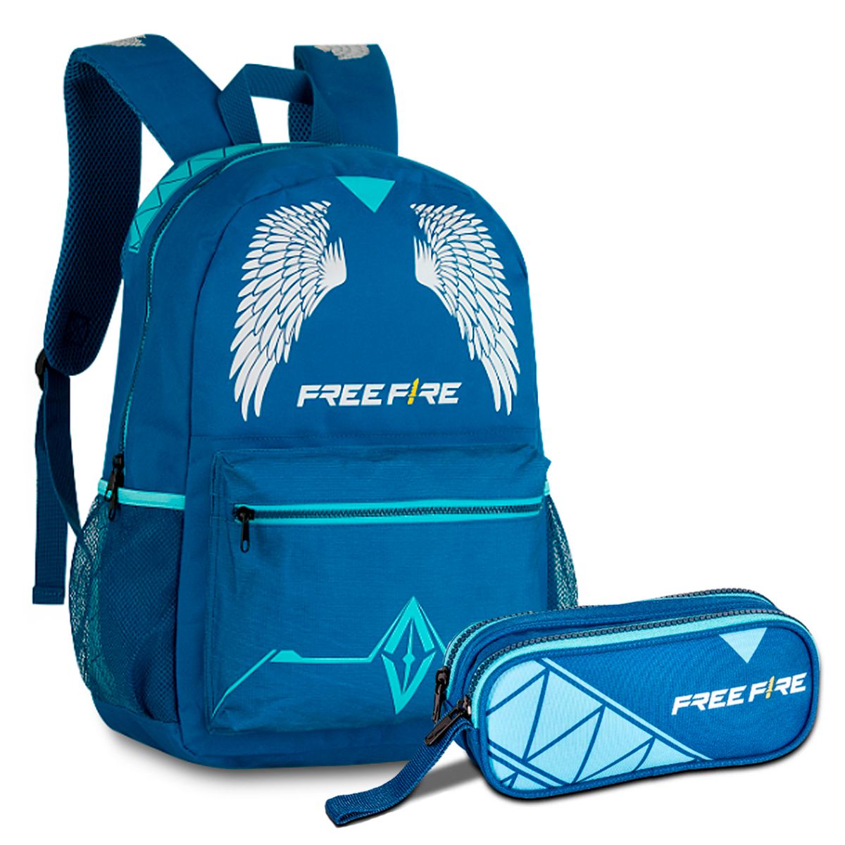 Mochila Escolar Masculino e Feminino Free Fire