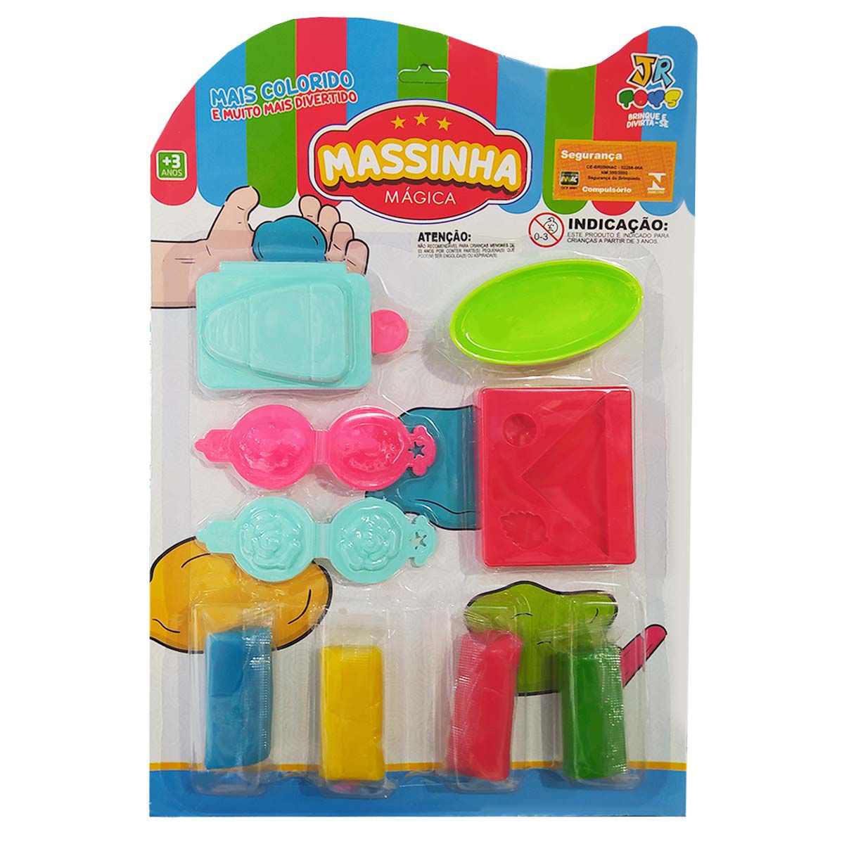 Brinquedo Cozinha Feliz Comidas - JR toys - Shop Macrozao