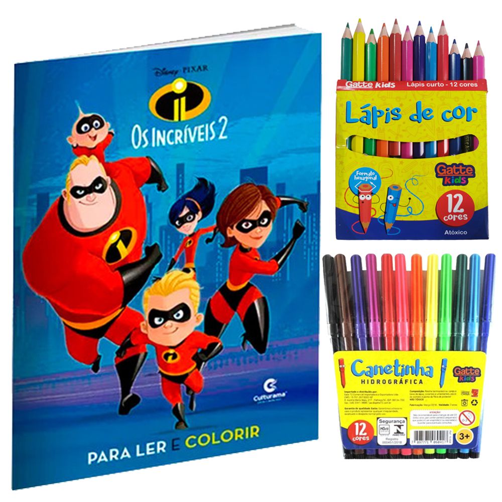 Ler e Colorir com Lápis, Galinha Pintadinha