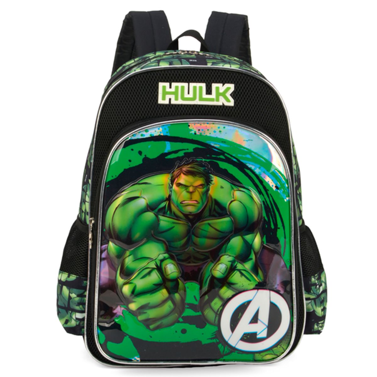 Mochila de Costas Escolar Hulk Avengers Verde - Luxcel - Shop Macrozao