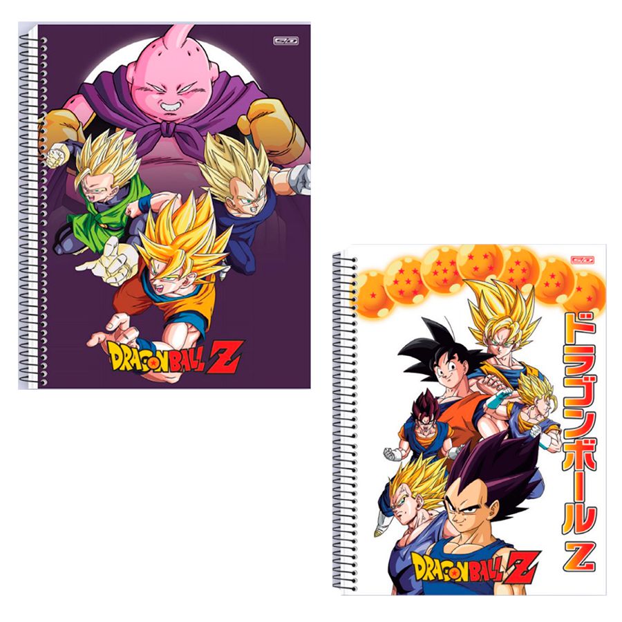 Caderno Universitário 15m 240 Folhas Dragon Ball Z 10275 SÃO DOMINGOS - A  Casa das Artes - A Sua Loja de Materiais Artísticos Online