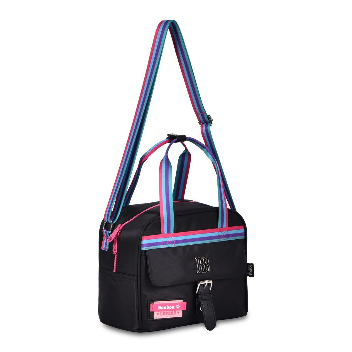 Lancheira Térmica Rebecca Bonbon Lovers Preto - Clio - Shop